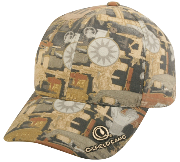 Outdoor Cap Oilfield 6 Panel Structured Hat
