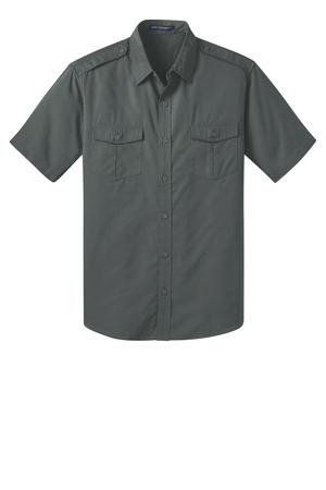 Port Authority Stain-Resistant Short Sleeve Twill Shirt
