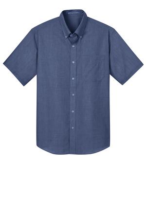 Port Authority Short Sleeve Crosshatch Easy Care Shirt