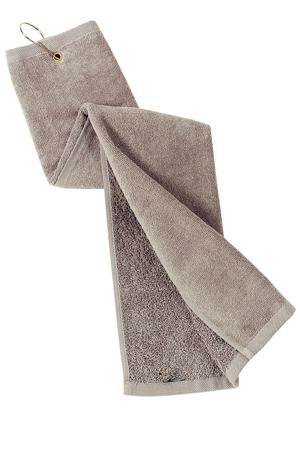 16" x 26" Tri-Fold Golf Towel (Embroidered)
